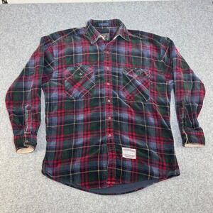 Vintage Chaps Ralph Lauren Mens Plaid Corduroy Shirt Size‎ M